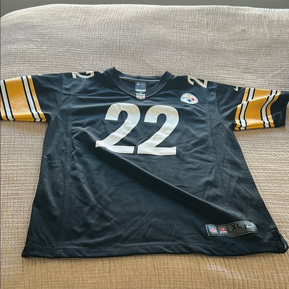 Kids Black and Gold Sports Jersey